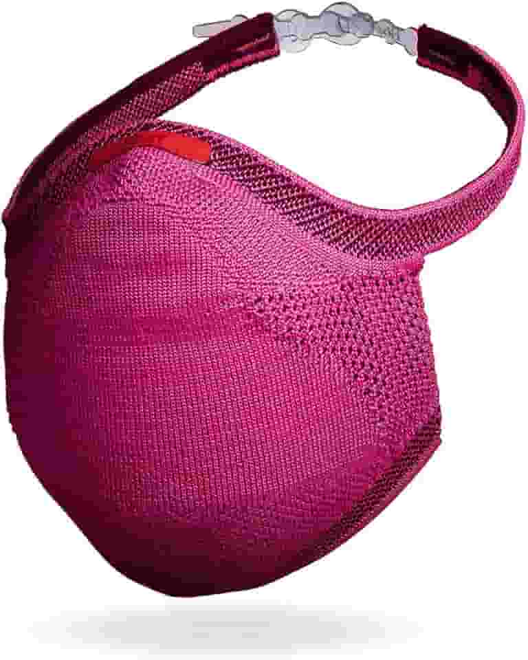 Máscara Fiber Knit Sport + Filtro de Proteção + Suporte (Rosa Escuro, M)
