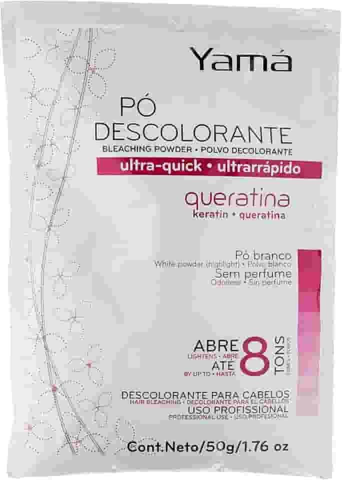 Pó Descolorante Queratina, Yama, Branco