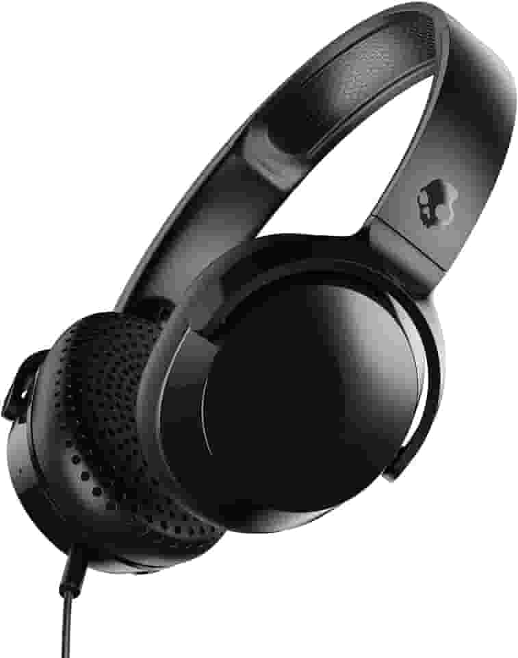 Fones de ouvido com fio Skullcandy Riff On-Ear, preto