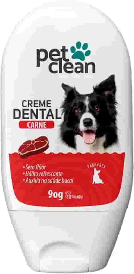 Creme Dental Para Cachorro E Gatos Sabor Carne Pet Clean 60g