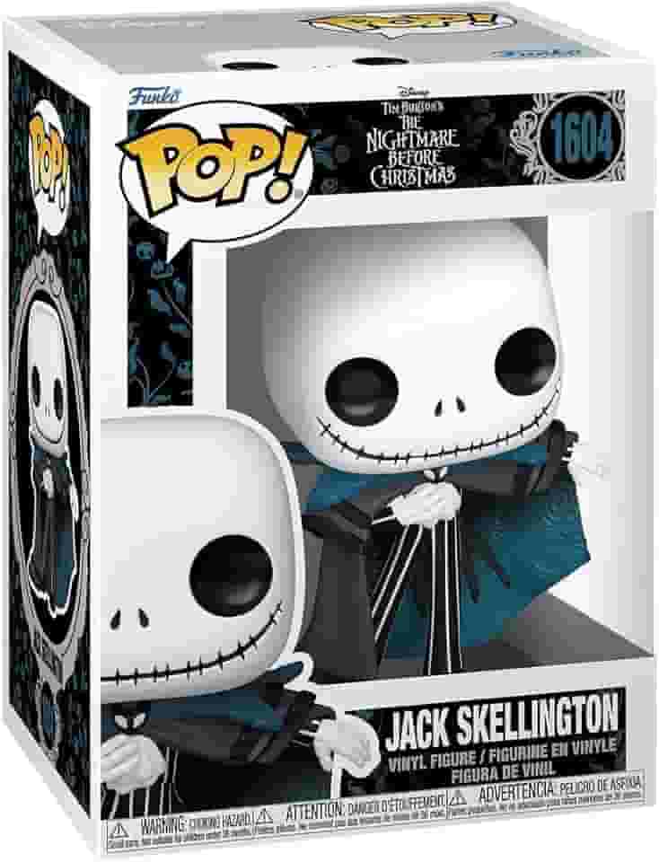 Funko Pop! Vinil: O Estranho Mundo Antes do Natal - Costura Jack Skellington Jack - TNBC - Boneco colecionável de vinil - Ideia de presente - Mercadoria oficial - Brinquedos para crianças e adultos
