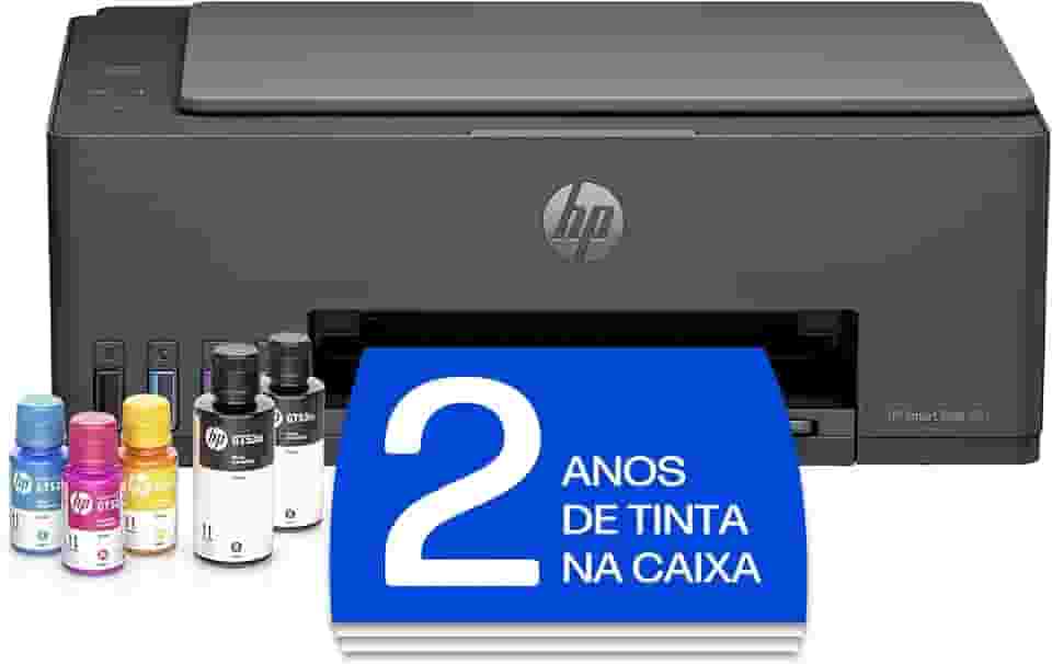Impressora Multifuncional HP Smart Tank 581 Tanque de Tinta Colorida Wi-Fi, USB - Alta Economia -Copiadora e Scanner (4A8D5A)