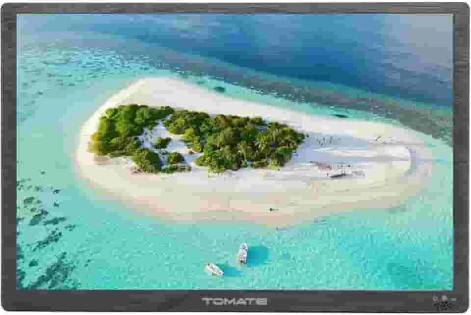 TV Digital Monitor Portátil LED HD 15,4' Portabilidade Multifuncional para Filmes Jogos e Viagens