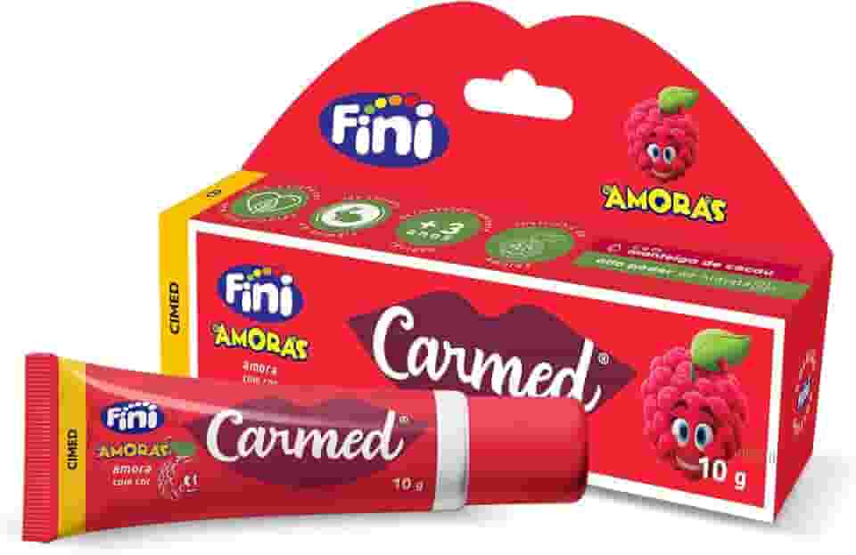 Carmed Fini Amora Hidratante Labial com cor 10g