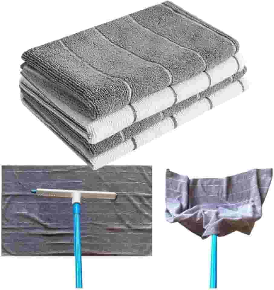 ISKILO 4 Super Pano Chão Microfibra Grande 80x50 Panão Limpeza (cores sortidas)