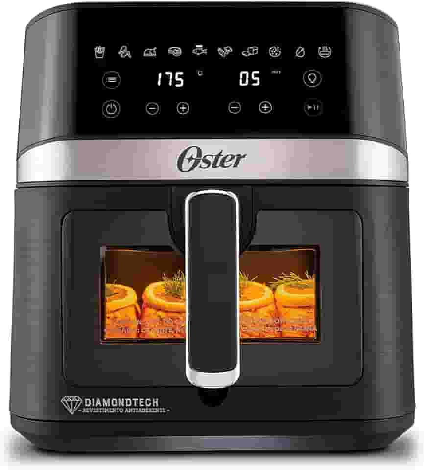 Fritadeira DiamondTech Oster 6L com Visor Transparente - 220V