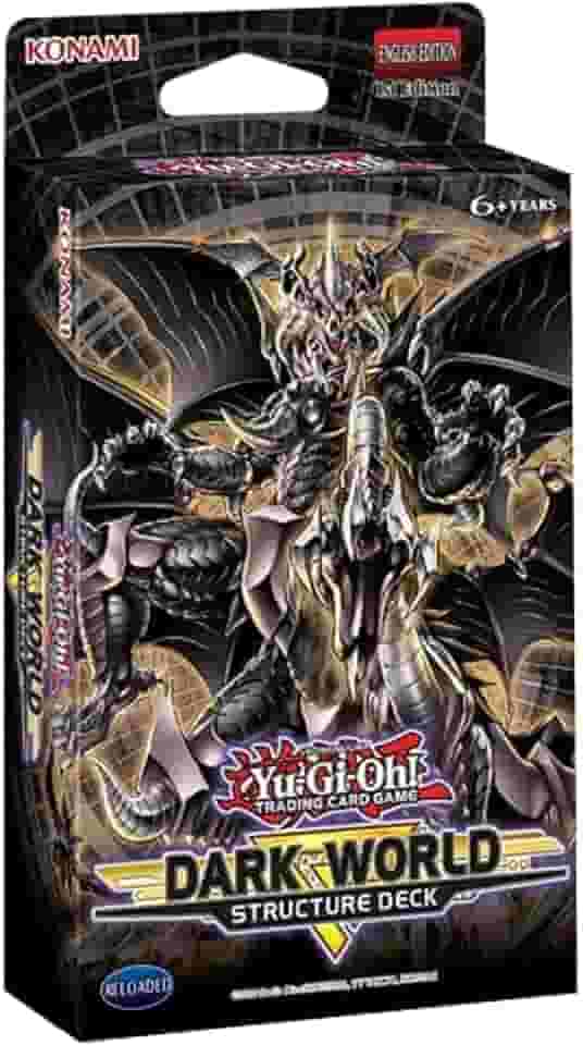Konami Deck Estrutural Yu-Gi-Oh! Mundo Negro - Baralho de Cartas Colecionáveis - 1 Unidade