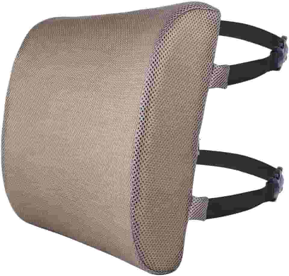 Encosto Lombar Almofada Ortopédica De Cadeira com Alças Ajustáveis - Dr Coluna