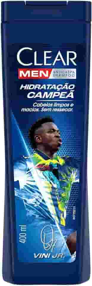 Clear Men Shampoo Anticaspa Vini Jr. Hidratação Campeã 400ml
