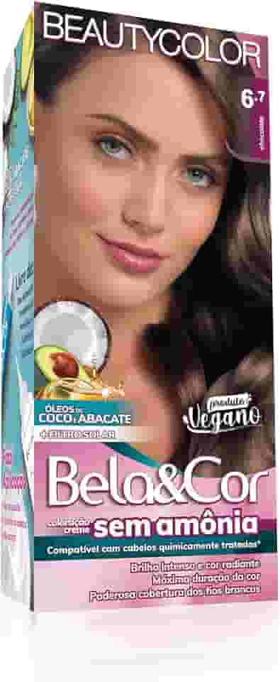 Coloração Bela&Cor Sem Amônia - 6.7 Chocolate