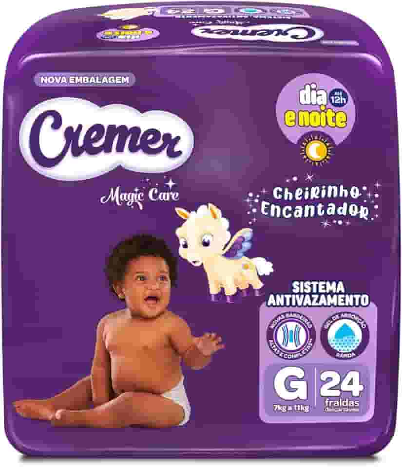 Fralda Cremer Jumbo G 24 Unidades