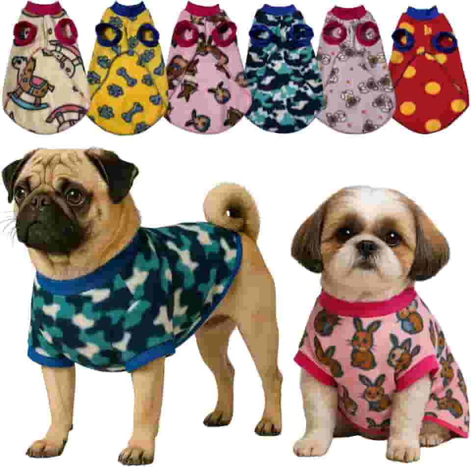 Kit Roupa para Cachorro Roupinha Pet de Frio Conforto Cães de Pequeno Médio Grande Porte (Macho, 04)