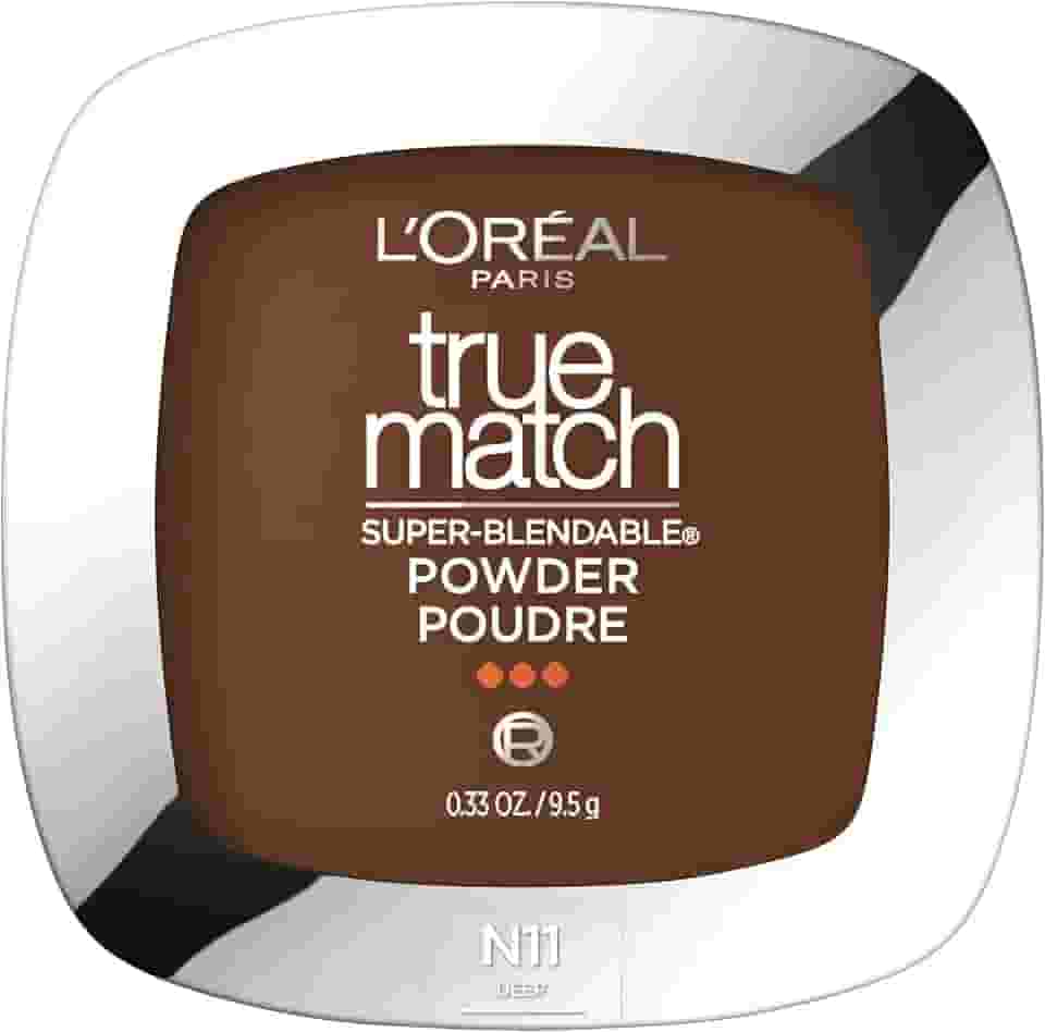 L'Oreal Paris Base em pó True Match Super Blendable sem óleo, N11 Deep, 9,4 g