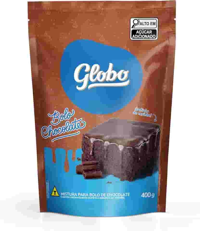 Mistura para Bolo de 400G, Sabor Chocolate, Globo.