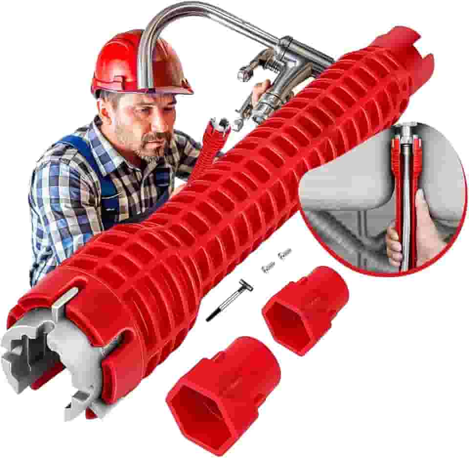 Chave Hidráulica Multifuncional 8 em 1, para Instalação e Reparo de Pias e Torneiras Nautilus Ocean
