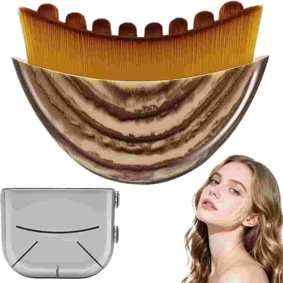 Escova facial de contorno linfático, massageador de drenagem linfática seca, ferramenta de beleza para escovar a linha do queixo, queixo e escultura facial, projetada para se ajustar à pele com