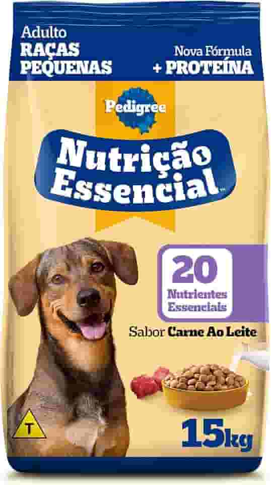 Ração Pedigree Nutrição Essencial Carne Ao Leite Para Cães Adultos 15kg