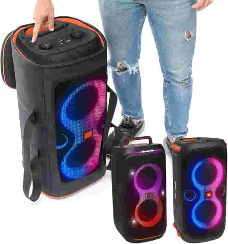 Case Bolsa Bag Com Tela Frontal Polo Culture Compatível com Jbl Partybox Club 120 e Partybox 110 Inovadora Exclusiva