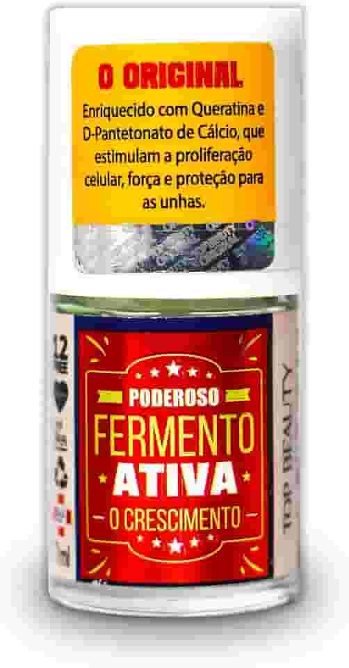 Esmalte Tratamento Top Beauty 7ml SOS Unhas - Fermento, Top Beauty