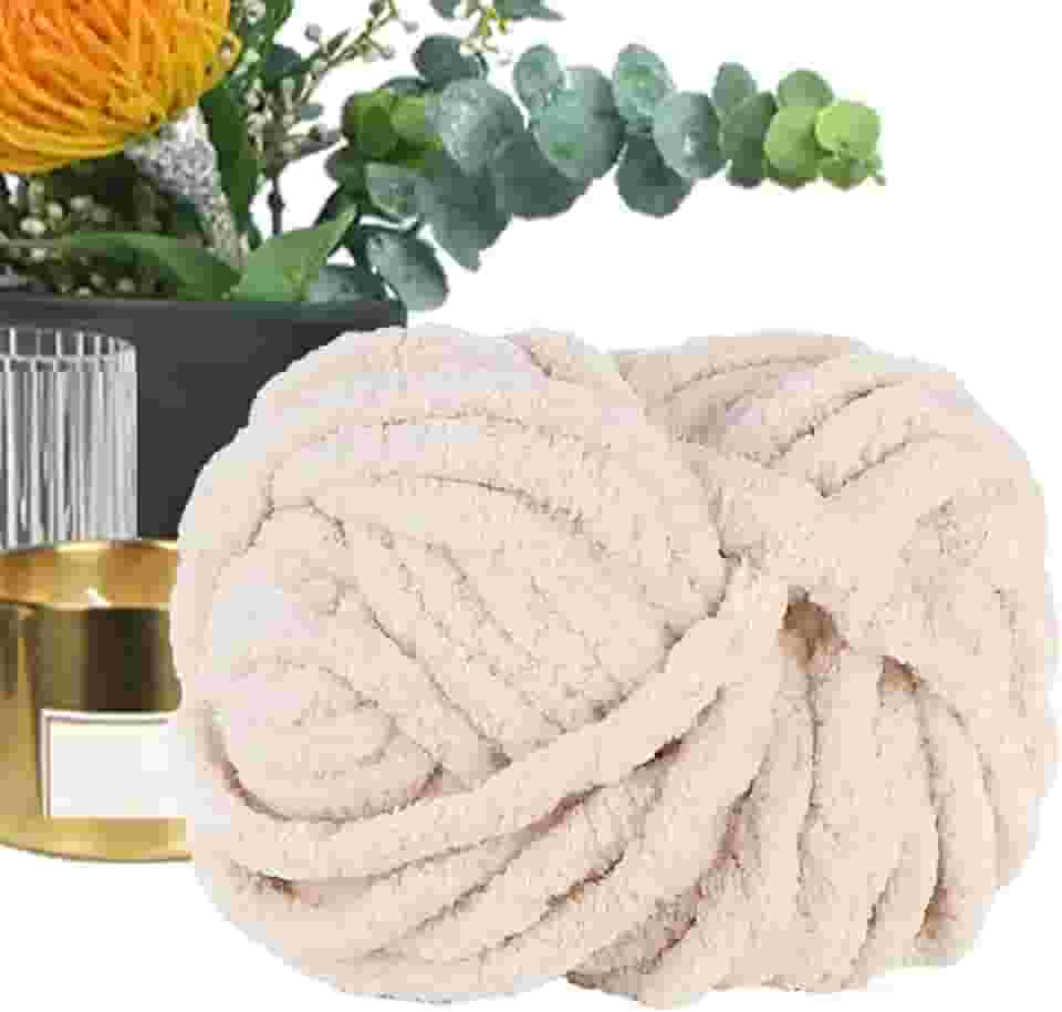 Fio Chenille | 27 M Fio Veludo Para Mantas | Materiais Para Croche e Tricô Para Cachecol Chapéu Roupas Bebé | Chapéu Almofada Roupas Bebê Cama Pet Cachecol