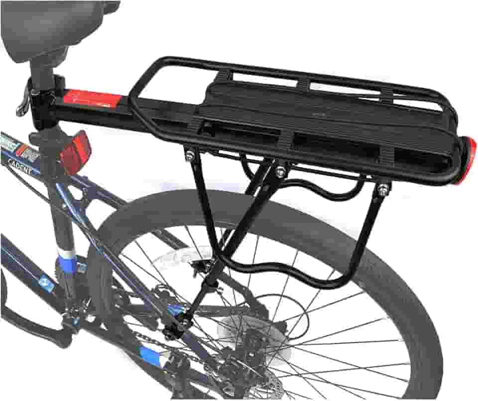 Bagageiro traseiro para bike rack bicicleta aro 26 a 29 ajustável