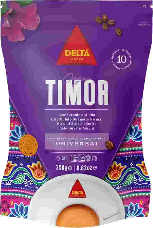 Delta Q Café Torrado e Moído Timor 250g