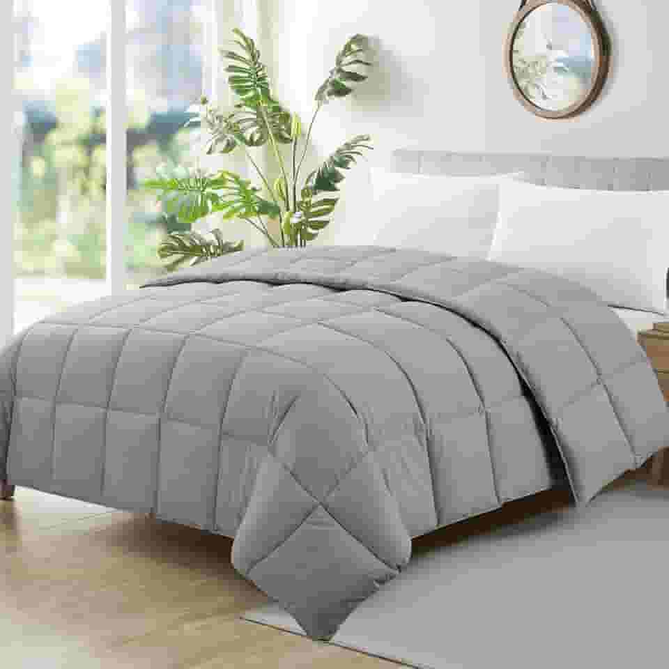 Camesa Edredom Ecopluma Toque de Pluma Casal 220x240cm - Cinza