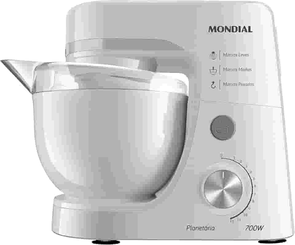 Batedeira Planetária, Mondial, Branco, 700W, 220V - BP-03-W