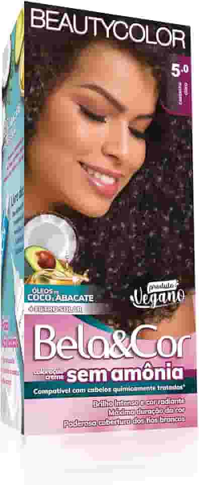 Coloração Bela&Cor Sem Amônia - 5.0 Castanho Claro