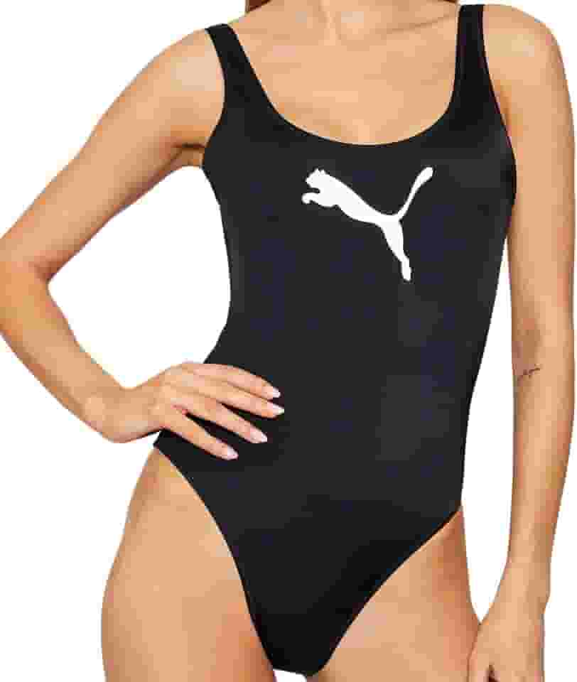 Maiô Natação Puma Sem Bojo Proteção UV 50+ Lycra Xtra Life Praia Verão Feminino