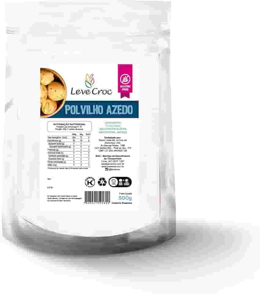 Polvilho azedo sem glúten Leve Croc 500g