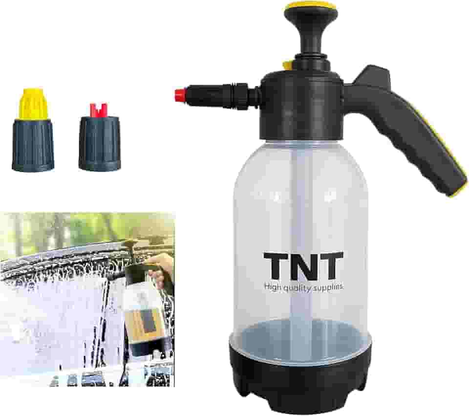 TNT Pulverizador Espuma em Neve 2L Snowfoam Manual 3 em 1 para Carros, Motos, Vidros e Limpeza Pesada