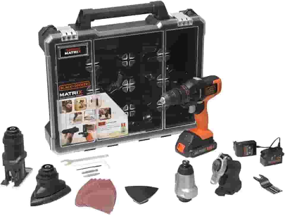BLACK+DECKER Kit Ferramentas Matrix 6x1 MTX20K6A-BR 20V