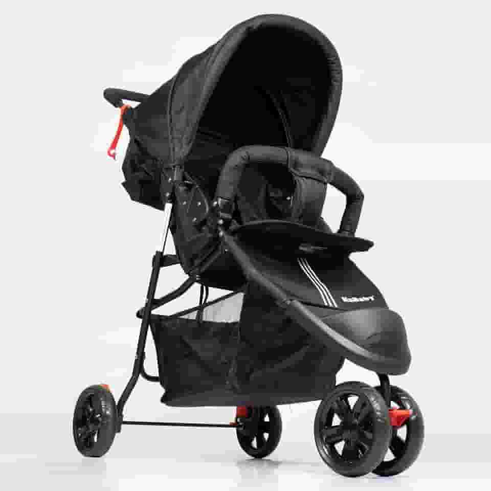 Carrinho De Bebê Easygo Com Cesto 3 Rodas Passeio Até 15kgs - Kababy