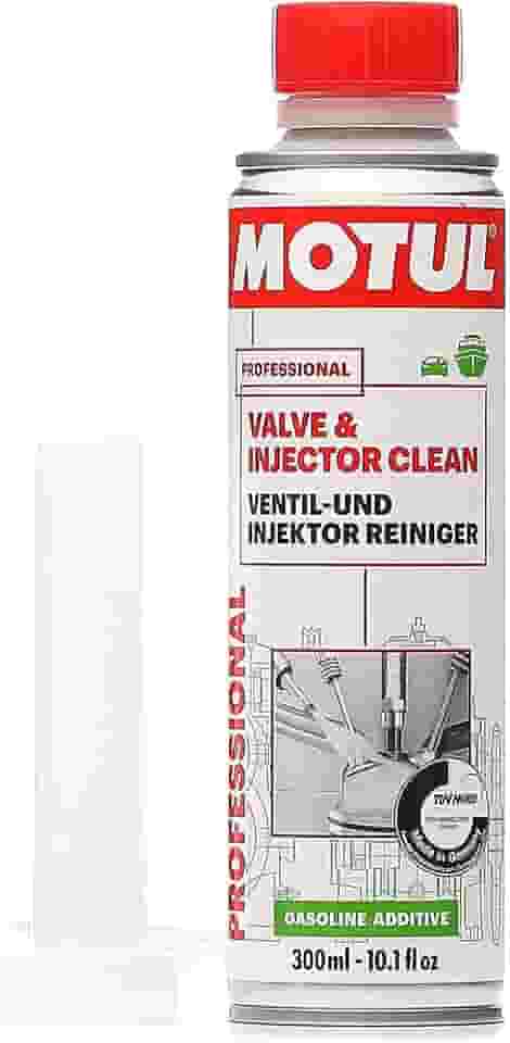 Motul - Aditivo Valve & Injector Clean (300ml) | Limpador de bicos injetores e válvulas para gasolina | Elimina depósitos e restaura a performance do motor