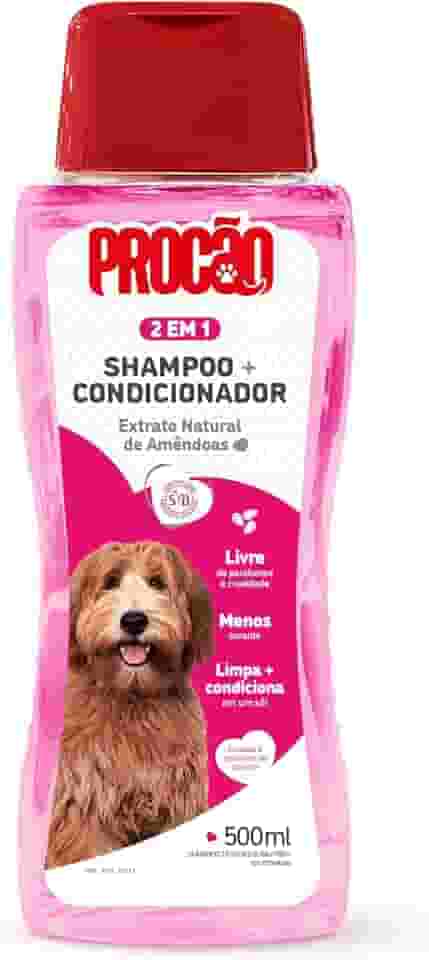 PROCÃO Shampoo Condicionador Para Cães E Gatos 500 Ml Procão