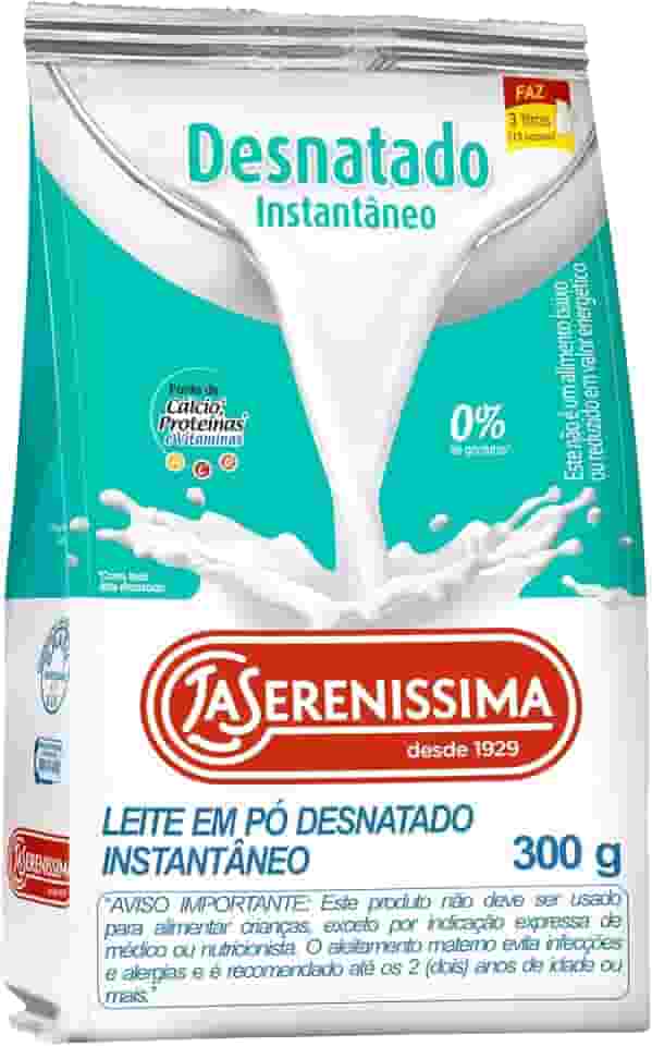 Leite em Pó Desnatado Instantaneo 300 g