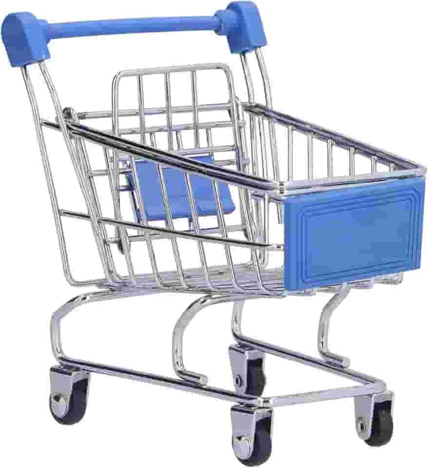 Mini carrinho de compras em miniatura para crianças, meninos, meninas