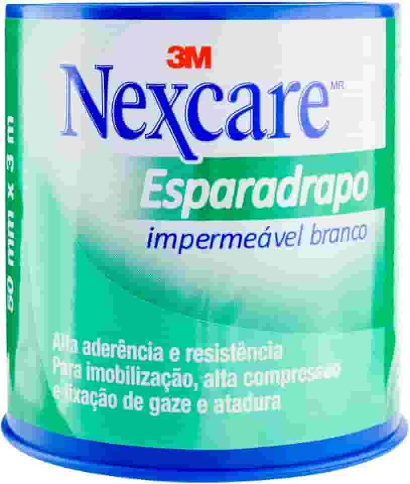 3M, Esparadrapo Impermeável Nexcare, Impermeável, Branco - 50 mm x 3 m