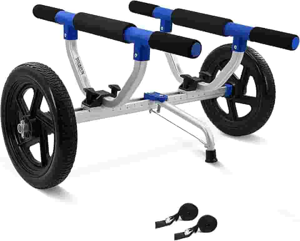 Carrinho de caiaque, carrinho de prancha de remo, carrinho de caiaque, carrinho de canoa, carrinho SUP com pneus sem ar