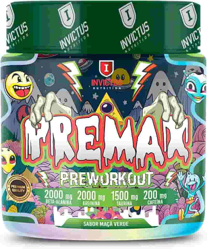 Pré-Treino Pré-Max Pote 300g Maçã Verde + Energia, Foco e Resistência Nos Treinos