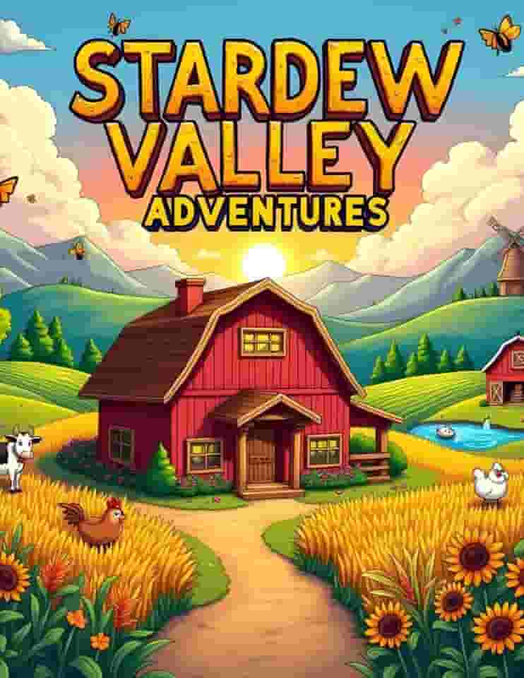The Stardew Valley Coloring Book: Relax and Color Your Way Through the Valley