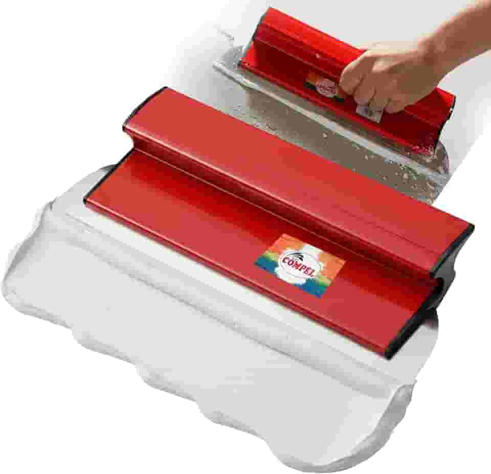 kit desempenadeiras 25 e 40cm- Lâmina inox, cabo Ergonômico-ideal P/passar massa corrida