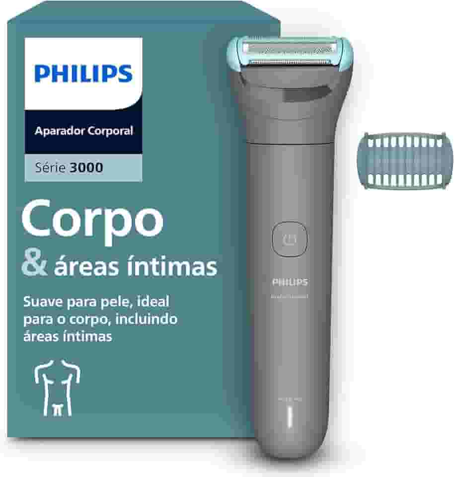PHILIPS aparador e raspador de pelos do corpo, à prova d’água, Bivolt - BG3470/15