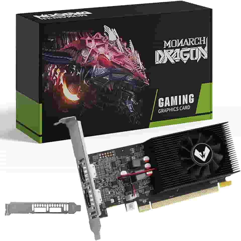 MOUGOL Placa de vídeo AMD Radeon R7 350 com memória 4G 128Bit GDDR3 equipada com PCI Express*16 2 x placa de vídeo HDMI para trabalho de escritório e jogos