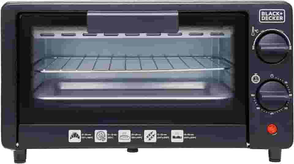 BLACK+DECKER Forno Elétrico, 9 Litros, Temperatura Até 250°C, Potência 800W, FT9N, 110V