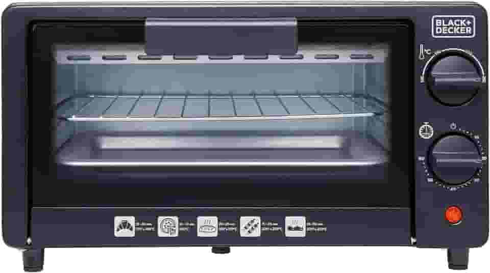 BLACK+DECKER Forno Elétrico, 9 Litros, Temperatura Até 250°C, Potência 800W, FT9N, 110V