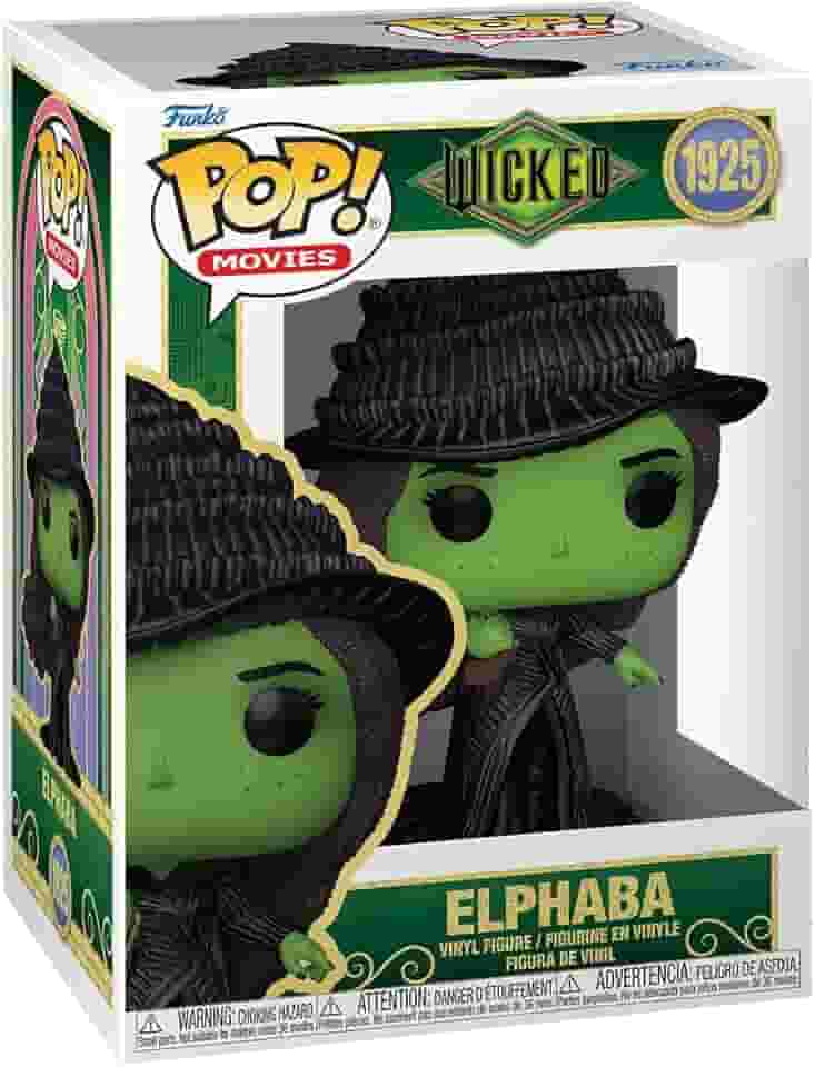 Funko Pop! Filmes: Wicked: For Good - Elphaba - Figura de vinil colecionável - ideia de presente - Mercadoria oficial - Brinquedos para crianças e adultos - Filmes Fans