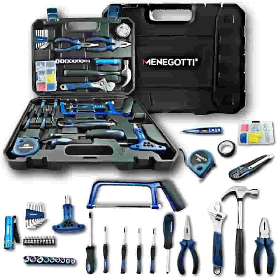 Jogo de Ferramentas Profissional Menegotti 135 Peças com Maleta
