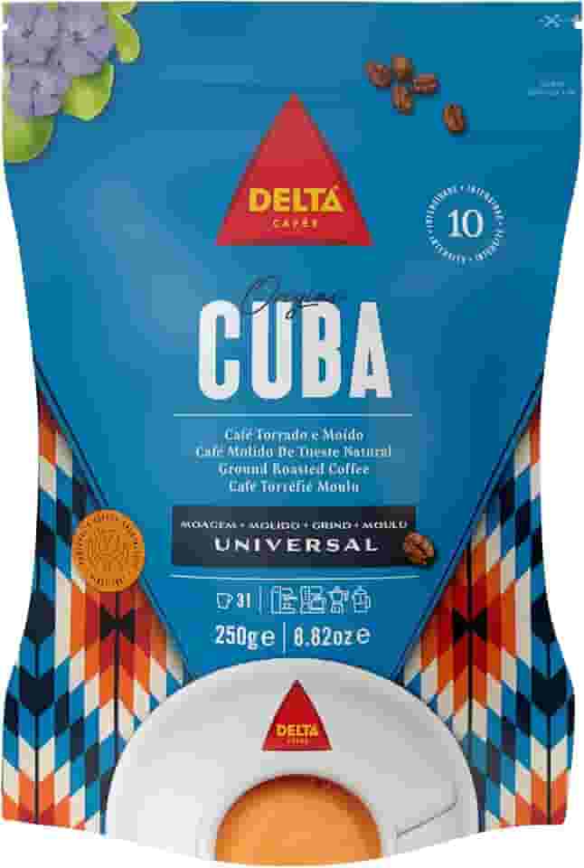 Delta Q Café Torrado e Moído Cuba 250g